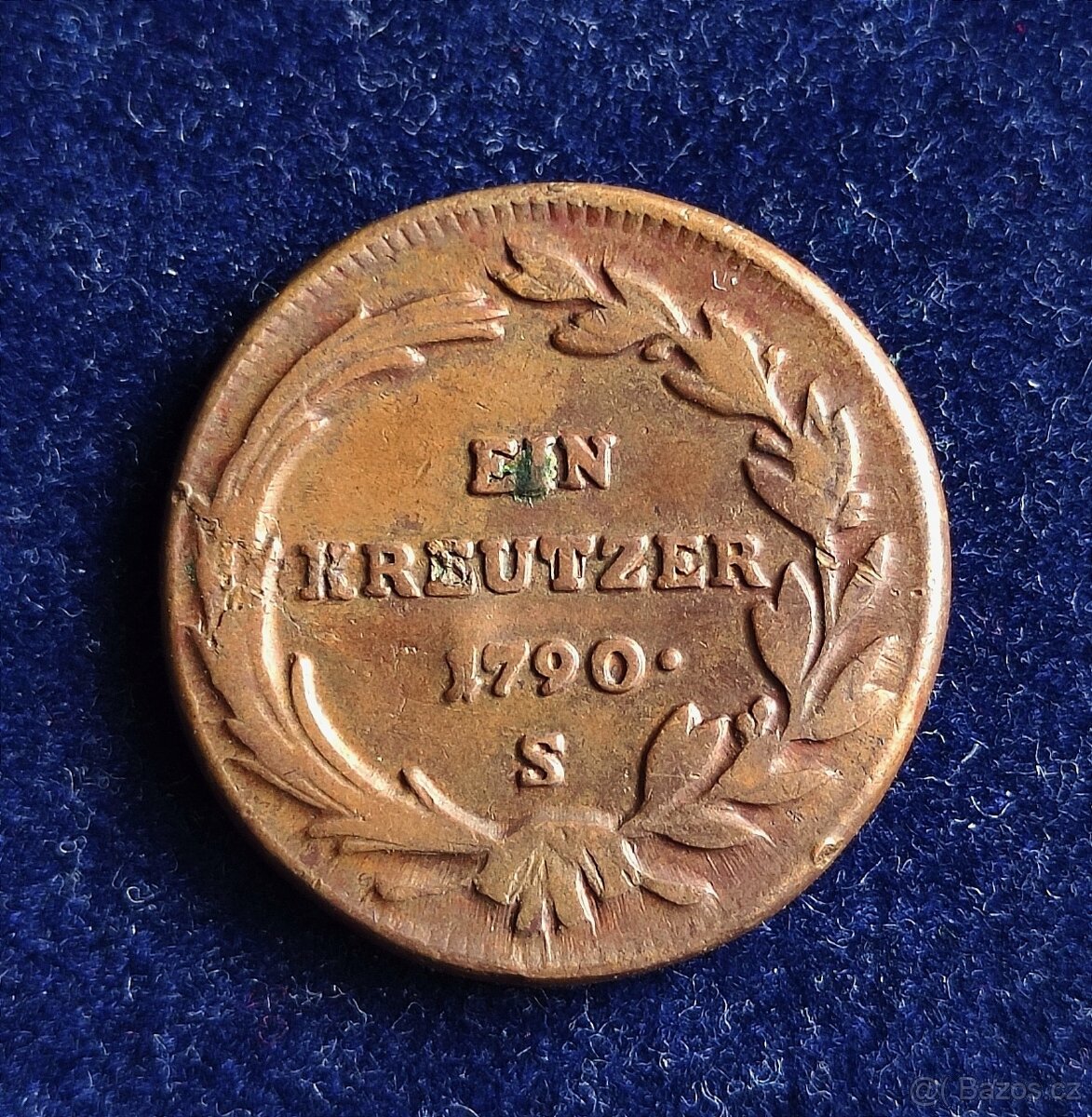 1 krejcar 1790 S Josef II