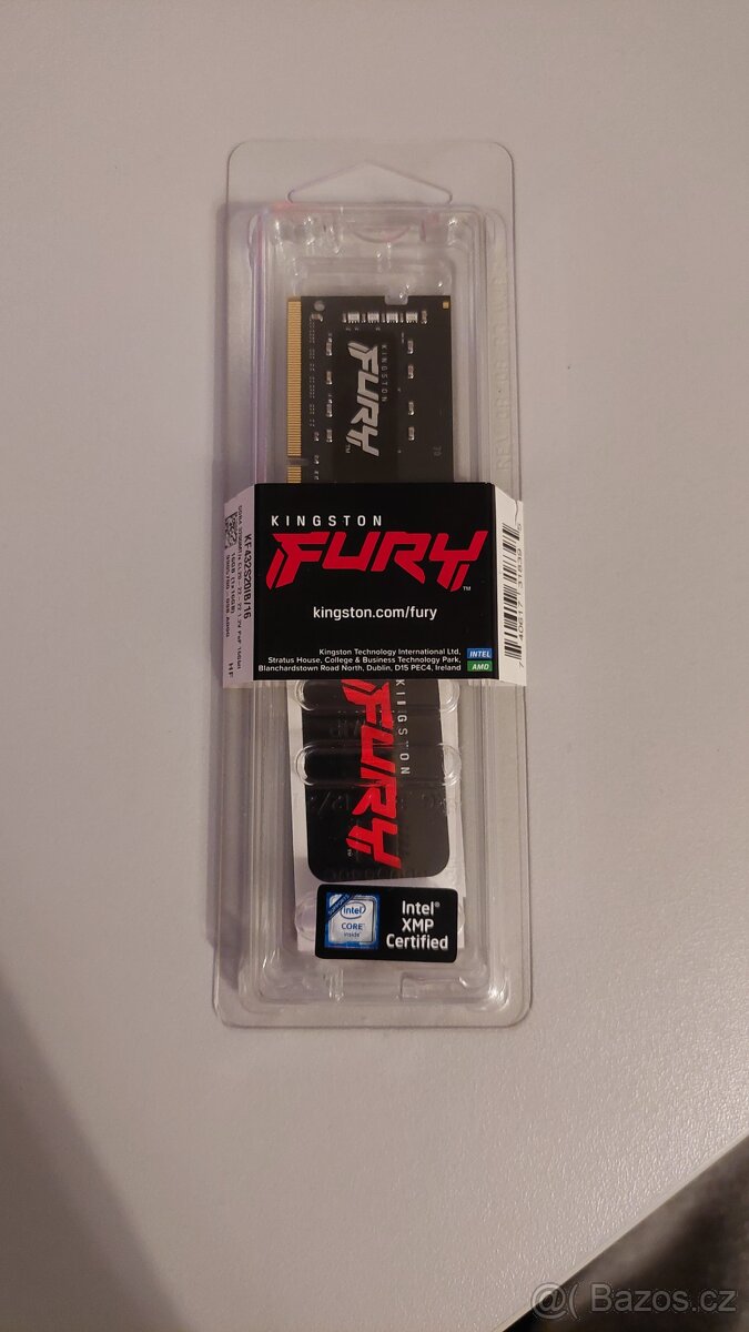 Kingston FURY SO-DIMM 16GB DDR4 3200MHz CL20 Impact