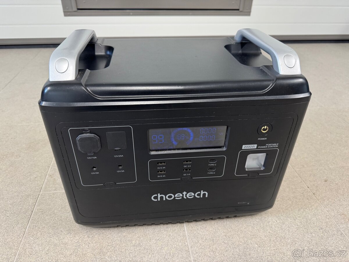 Choetech portable power station LiFePO4 1997Wh 2000W