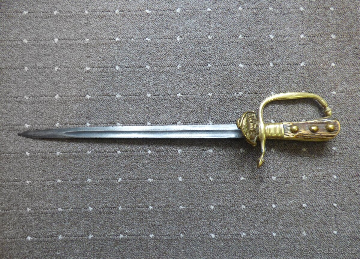 Starožitný lovecký / myslivecký tesák