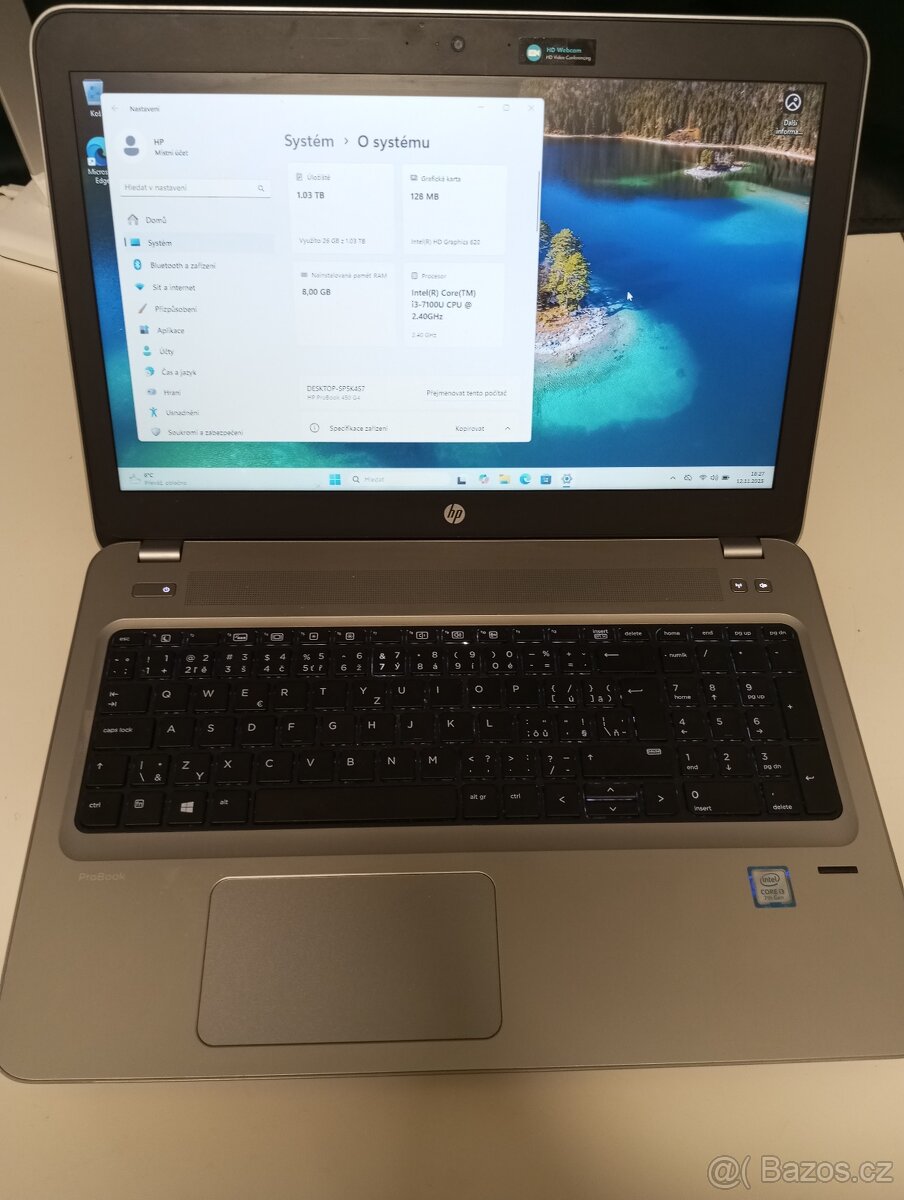 Notebook HP ProBook 450 G4