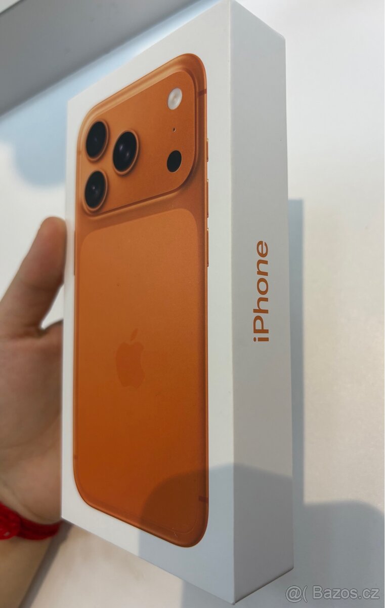 IPHONE 17 PRO 256 GB ORANŽOVÝ NOVÝ 2 ROKY ZÁRUKA CZ