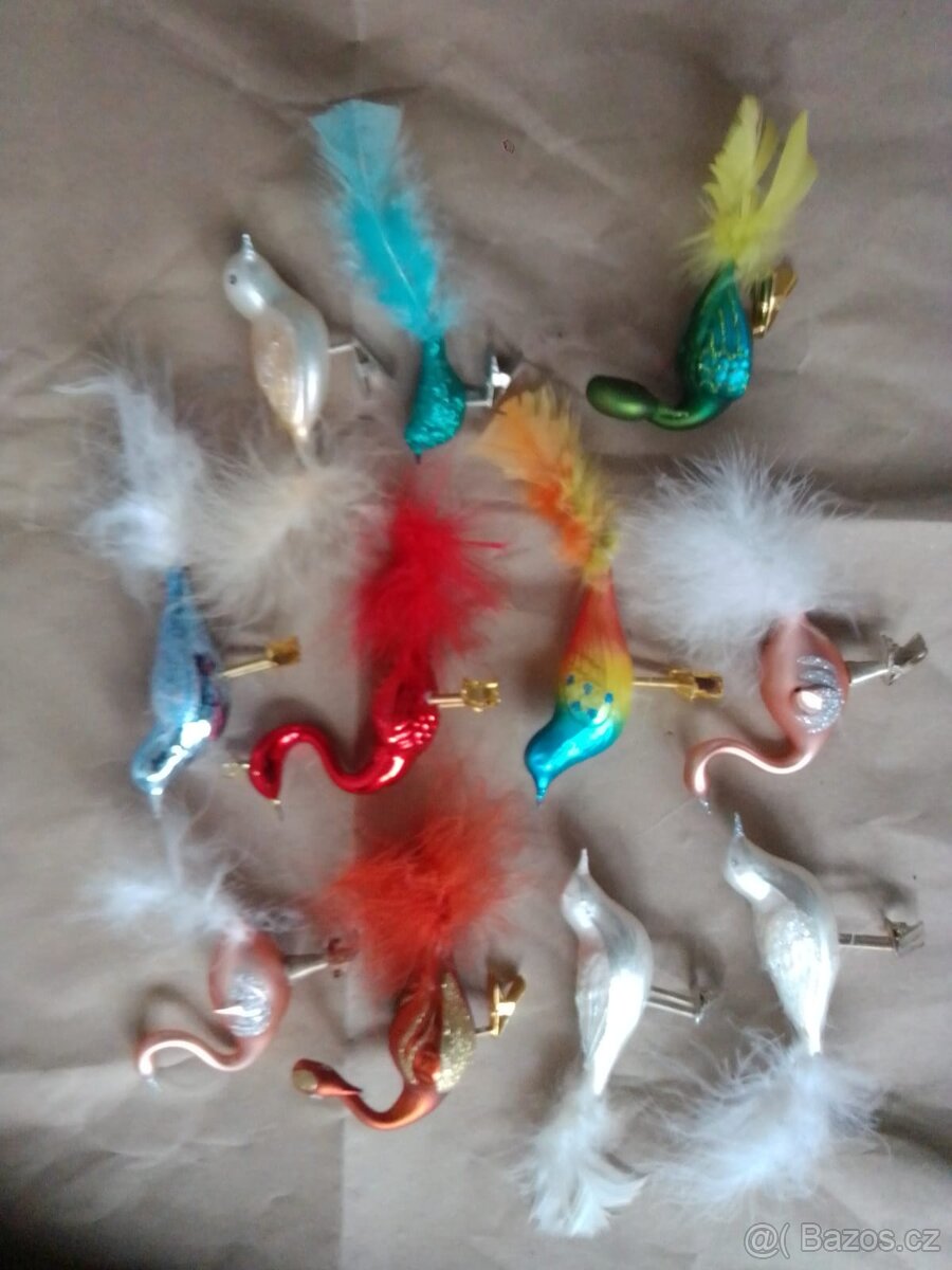 Vánoční ozdoby (ptačí ráj)