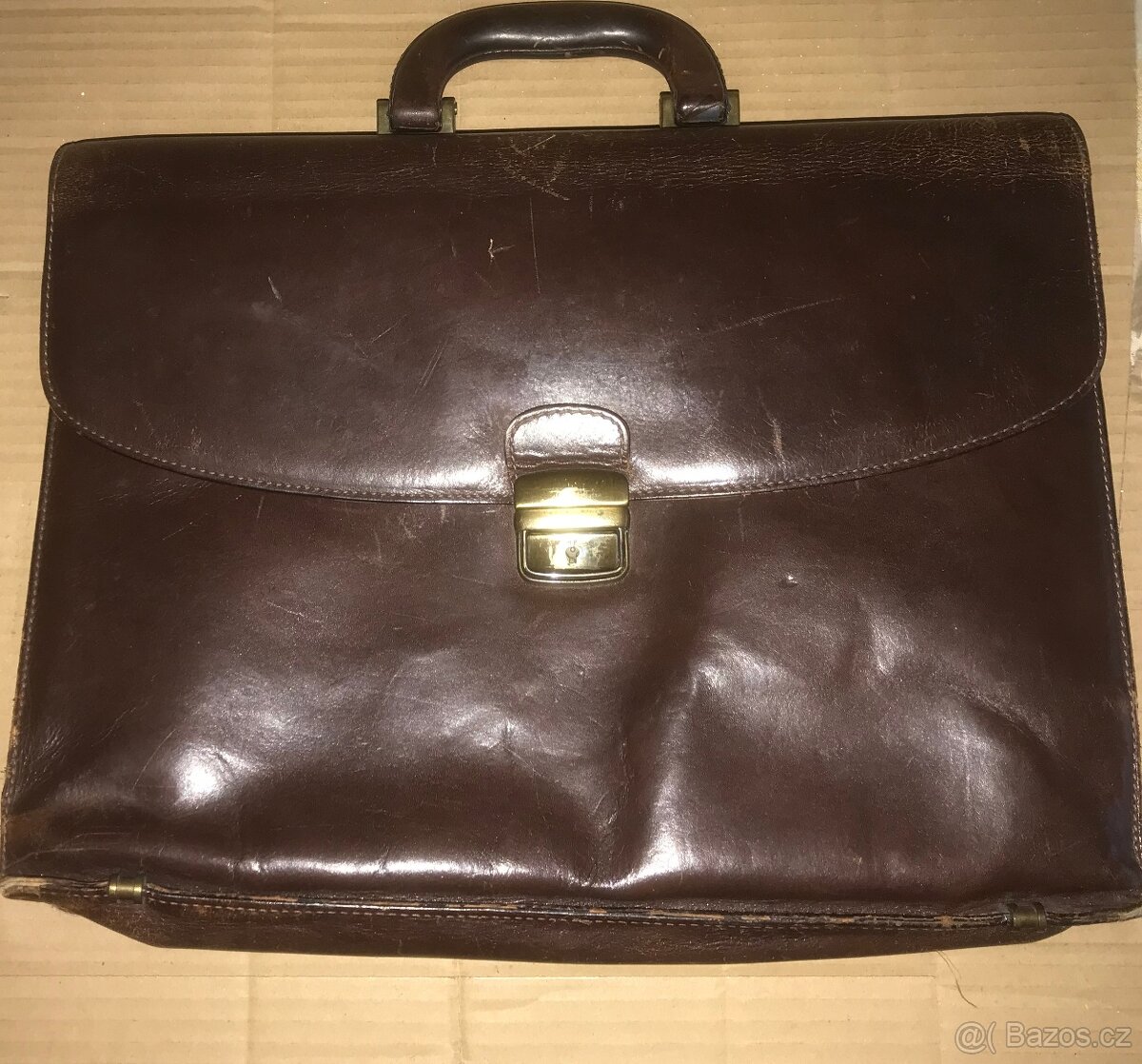 Gong klatovy - kožená aktovka