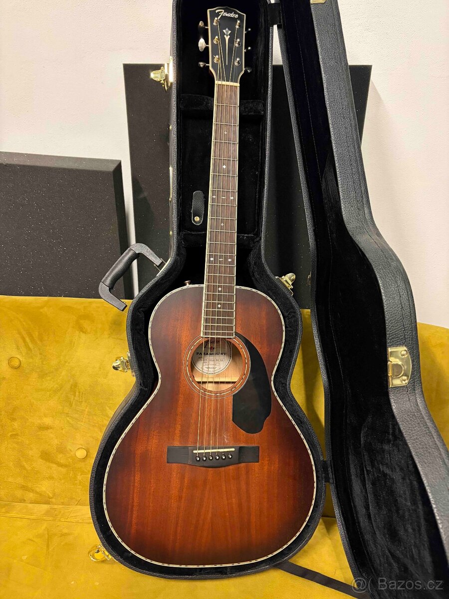 FENDER PS-220E Parlor All Mahogany