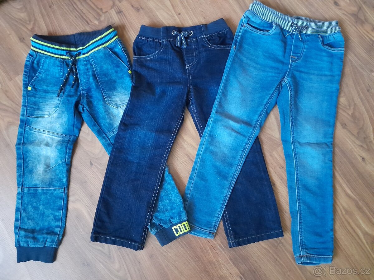 Rifle džíny 110/116 kluk