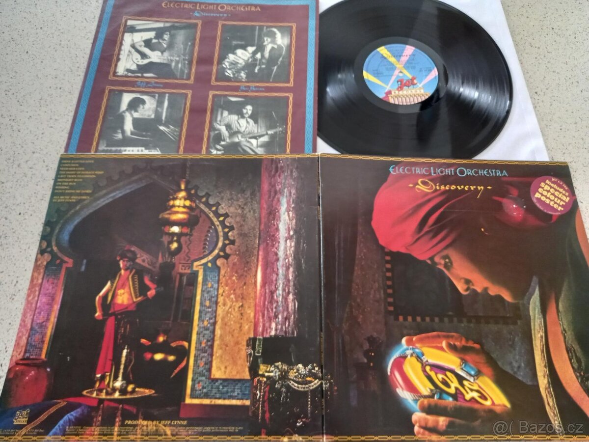 ELO “Discovery” /Jet 1983/+orig. vnut. ob/texty, top stav,