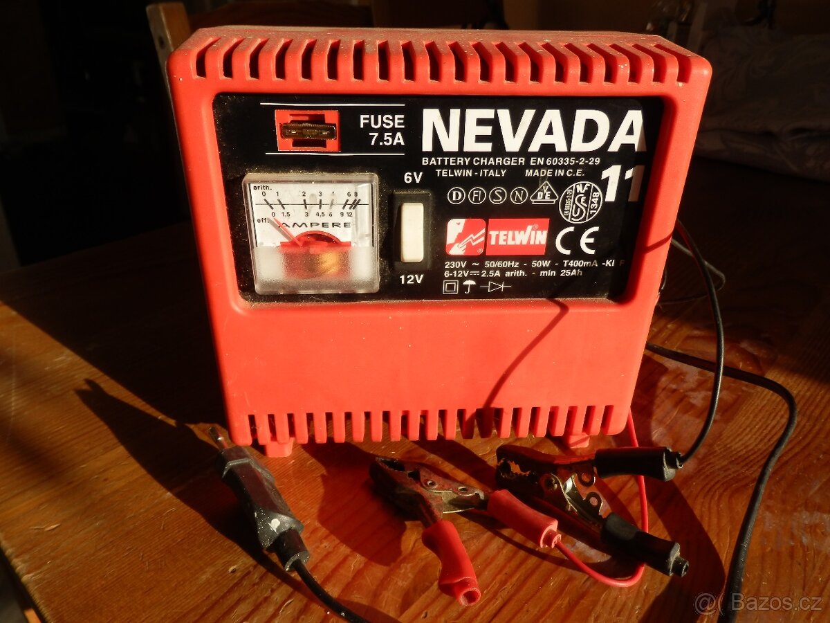Nabíječka autobaterií 6V/12V 7,5A Telwin Nevada 11