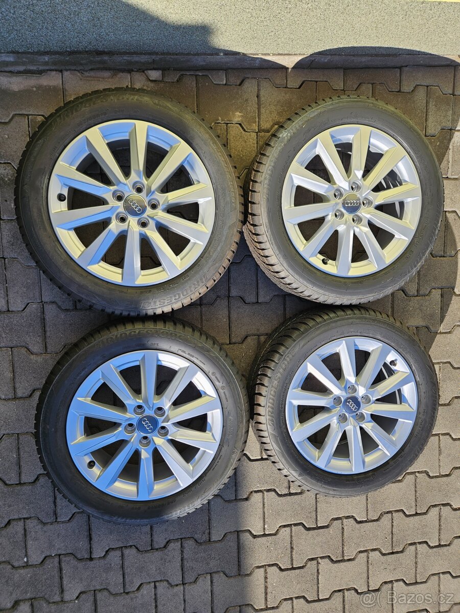 5x100 16 6,5J ET40 nová orig. Alu kola vč. nových zim. pneu