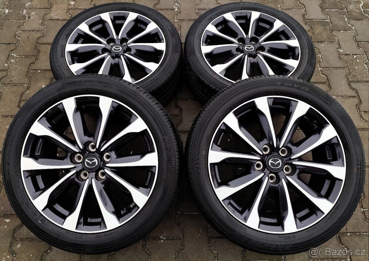 Alu kola originál Mazda CX-3 5x114,3 R18 VELICE PĚKNÁ SADA
