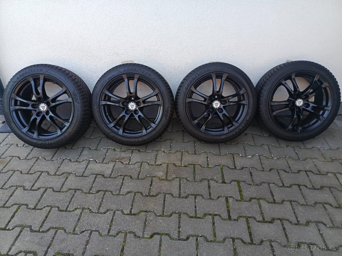 KOMPLETNÍ ZIMNÍ ALU KOLA OCTAVI III GOODYEAR 225/45 R17 ET50