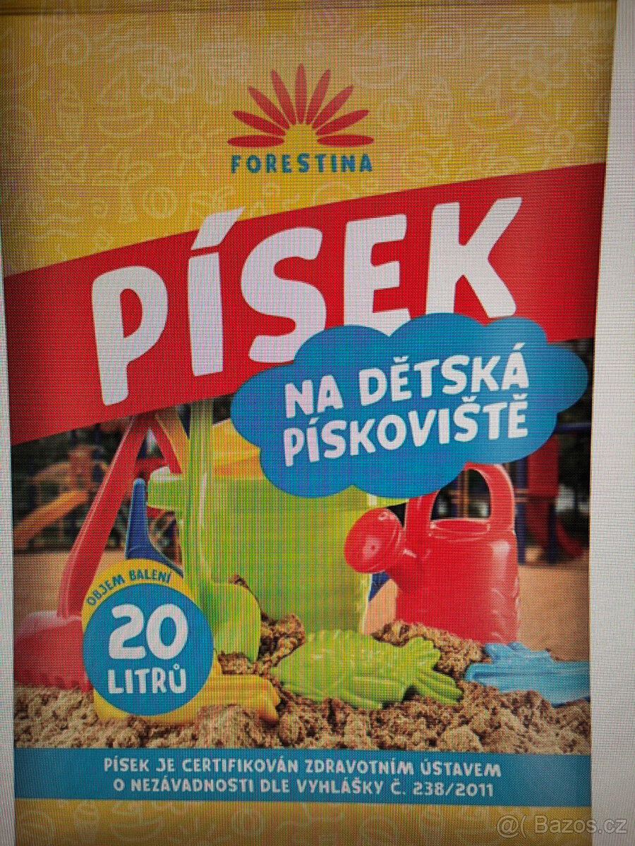 Písek do pískoviště 4x20l