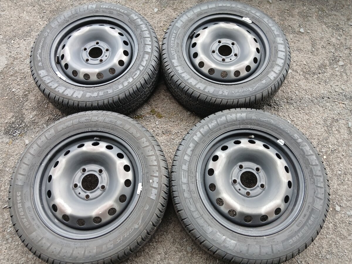 Sada kol 195/65R16C ZÁTĚŽOVÉ letní