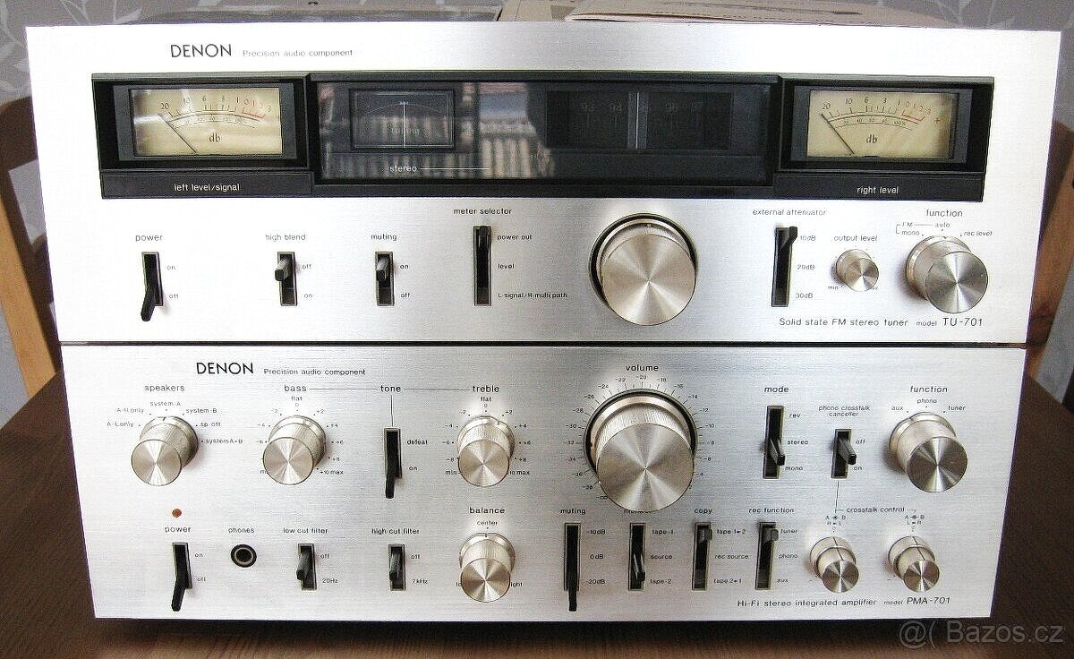 DENON PMA-701 & TU-701 TOP END SERIES STEREO SET
