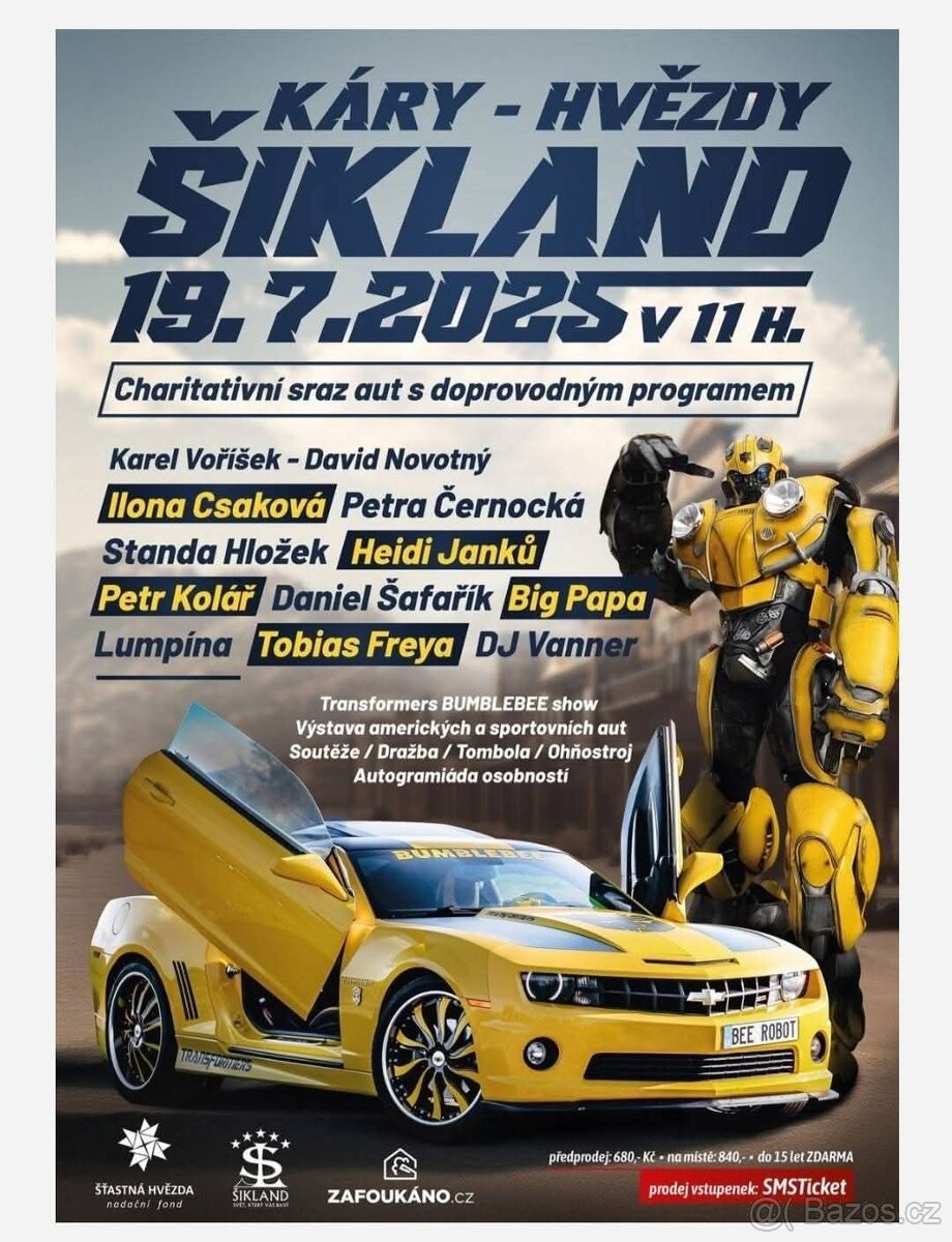 Káry a hvězdy 19.7.2025 Šikland