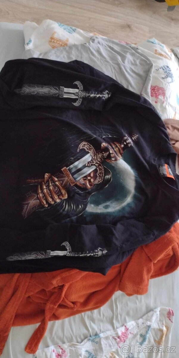 Metalové triko s dlouhým rukávem ROCK EAGLE velikost 2XL/50-