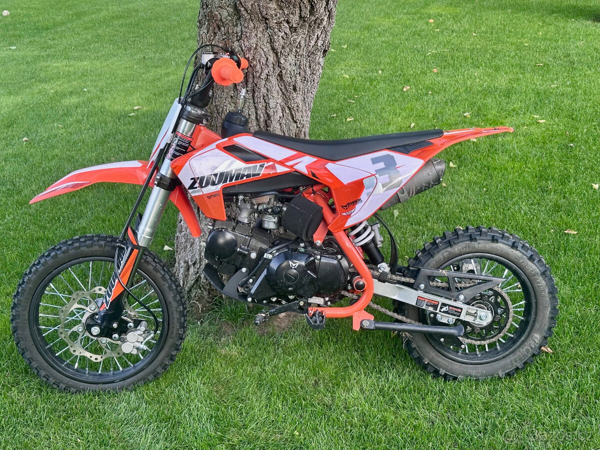 Pitbike Zuumav S3 125cc 14/12 - oranžová