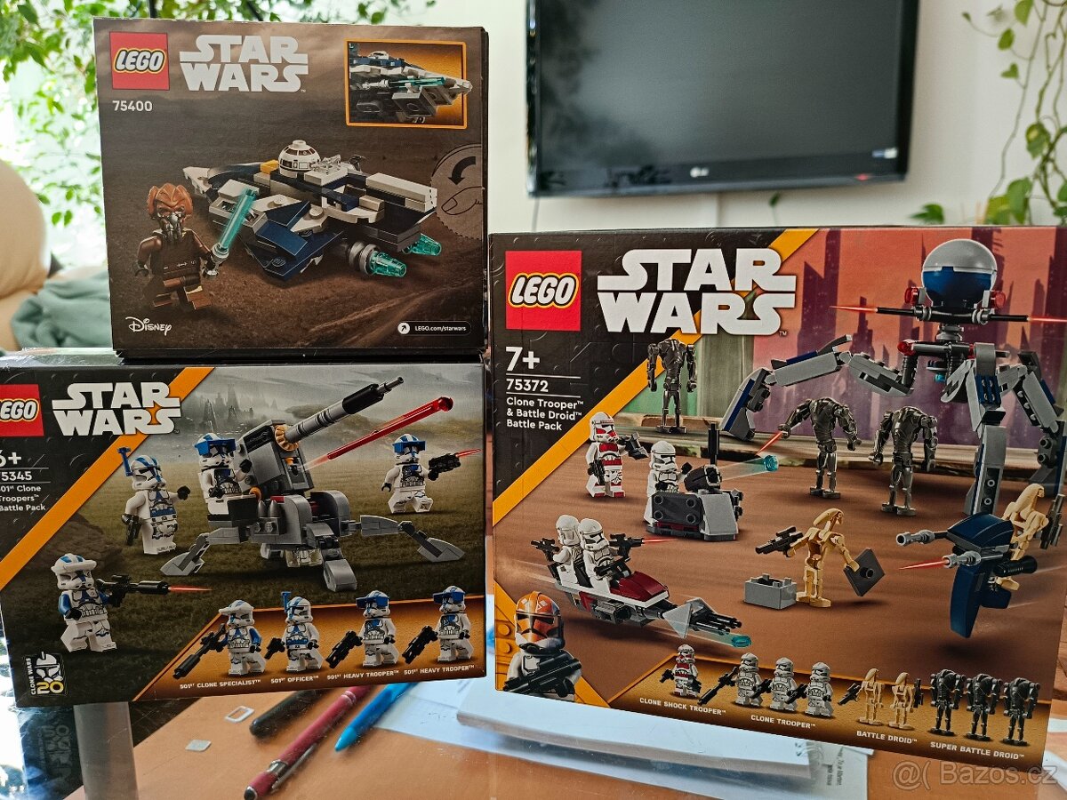 Lego Star Wars 75372, 75345, 75400