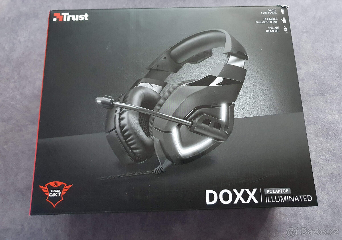 Trust GXT380 Doxx Gaming Headset - Herní drátová sluchátka