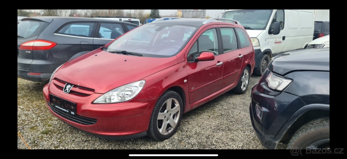 Peugeot 307 Combi 2,0 HDi 100 Kw,6 rychl.09/2004.