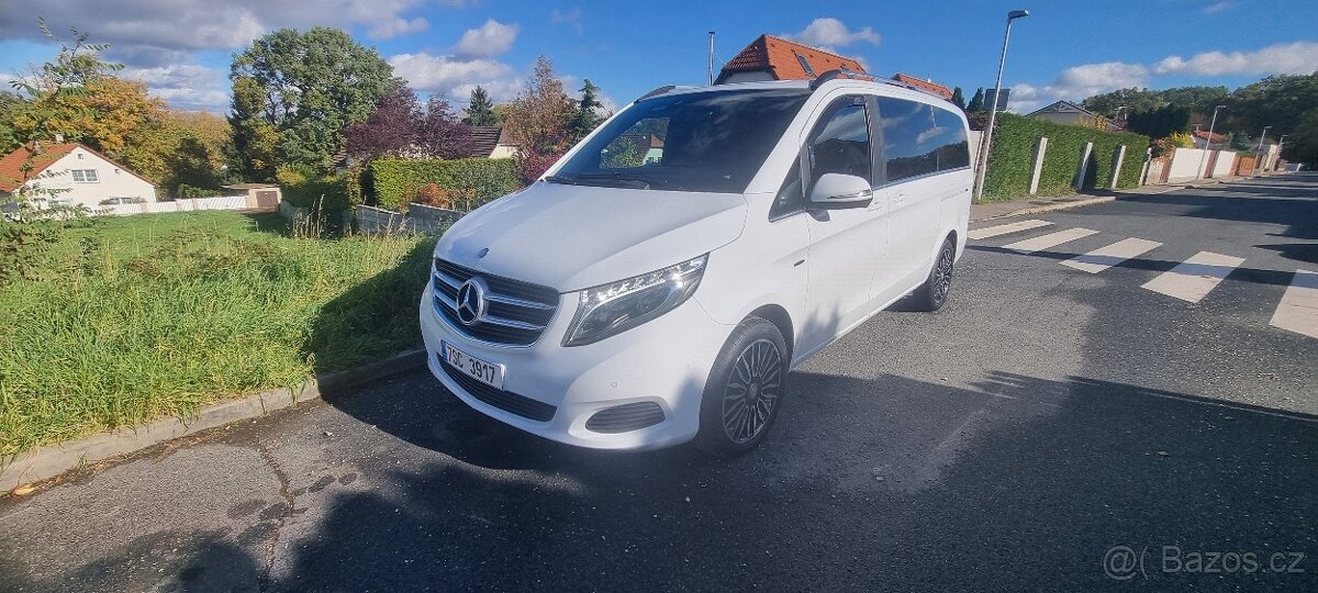 Mercedes V 250d, 14OKw Long, Avantgarde, cz, po prvním majte