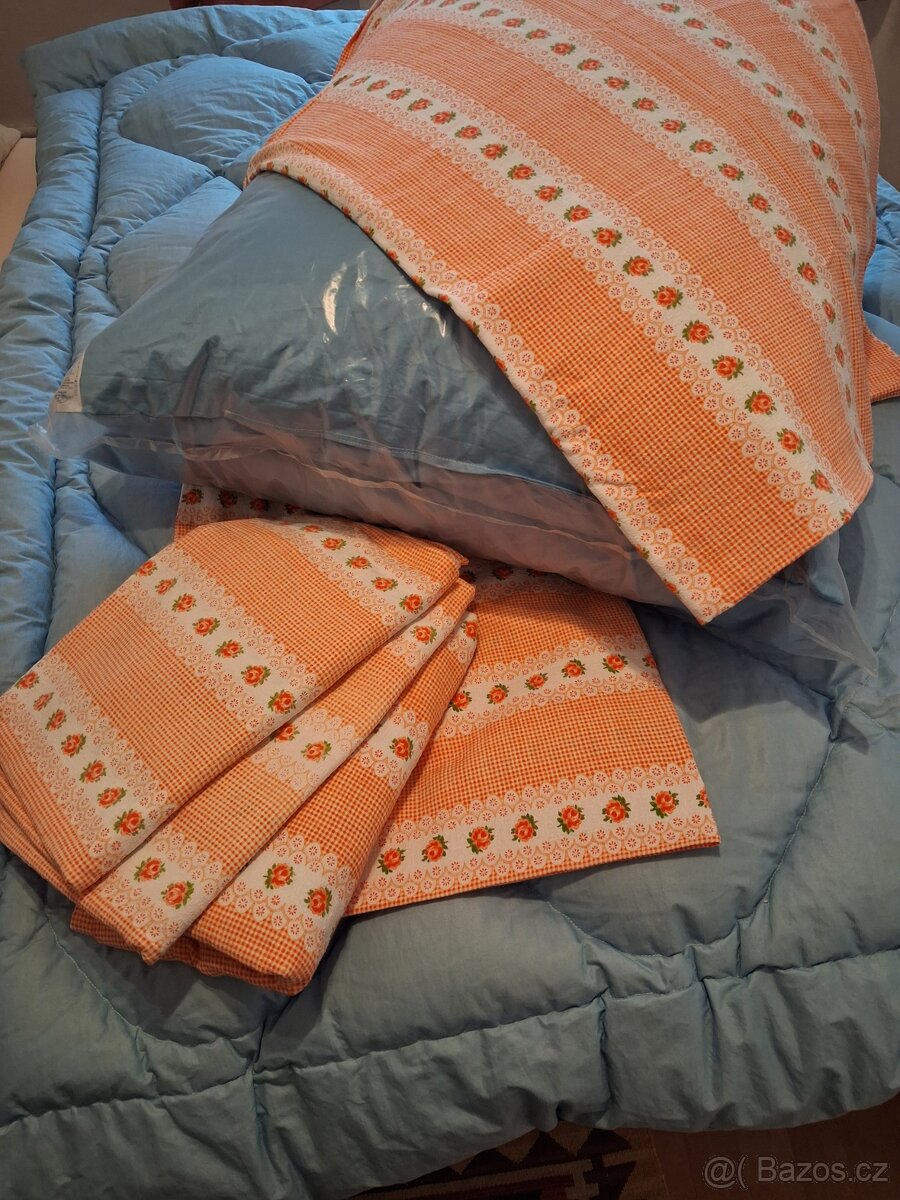 Péřová deka + 2polštáře