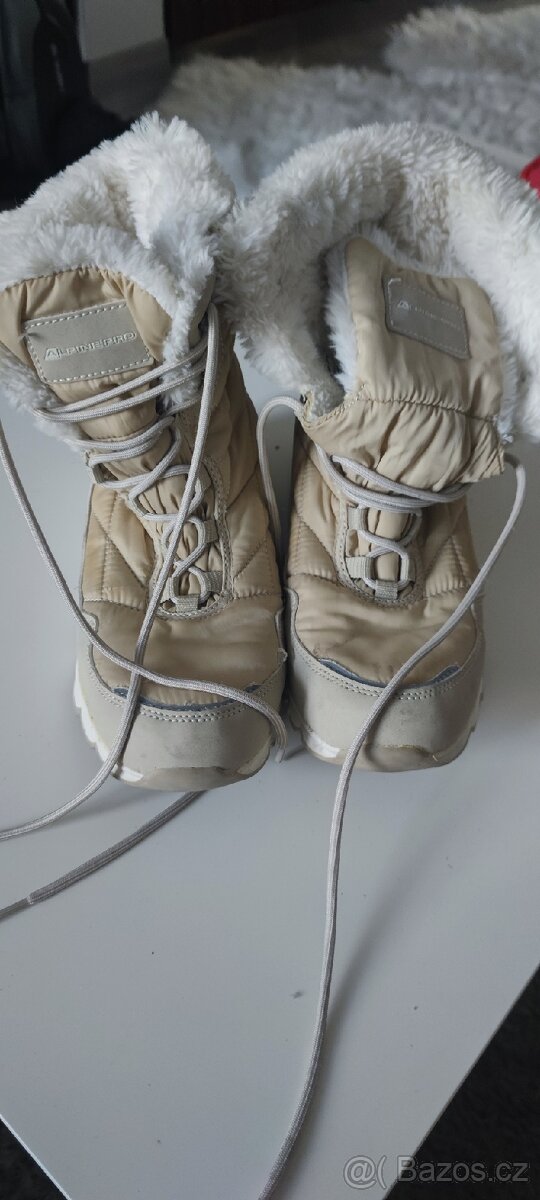 ALPINE PRO - LARDA DÁMSKÁ ZIMNÍ OBUV S MEMBRÁNOU PTX