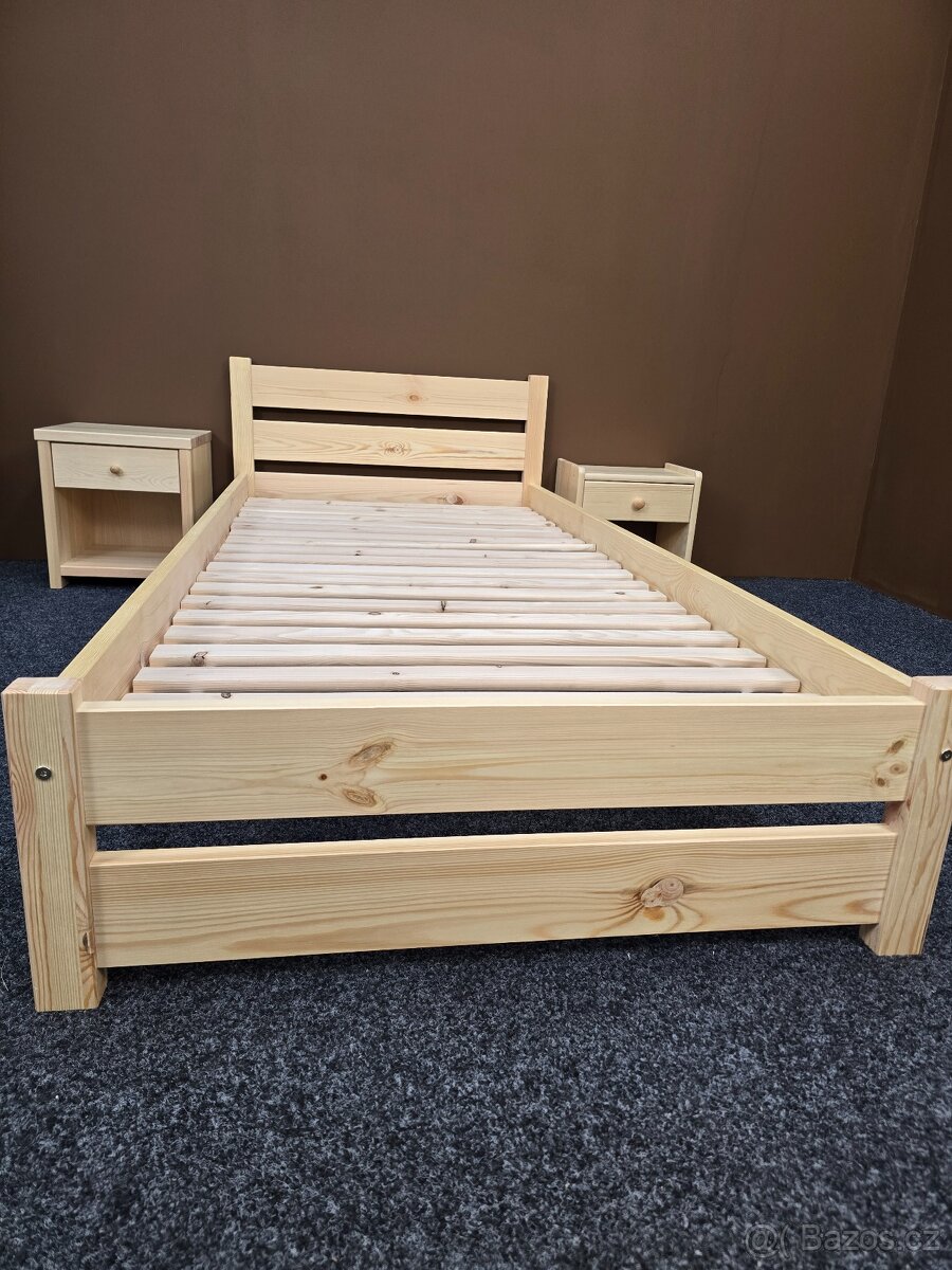 Prodám nové masivní postele Apollo 90x200cm