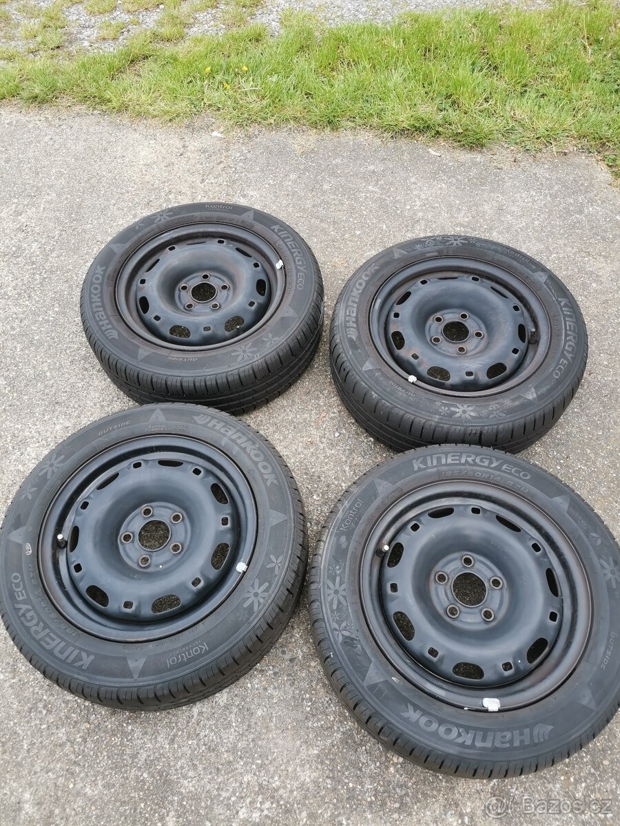 Prodám sadu plechových disku 5x100 R14