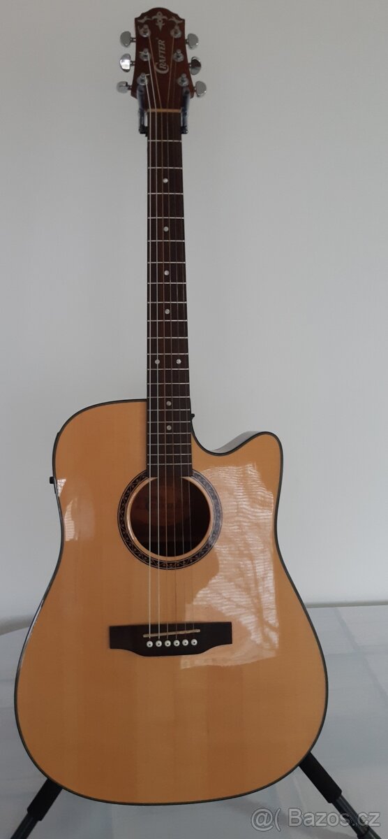 El. akust. kytara CRAFTER model Hilite - De SP / N (W/HSB-DG
