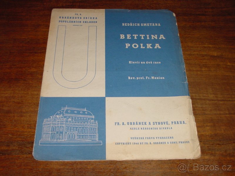 Retro noty pro klavír