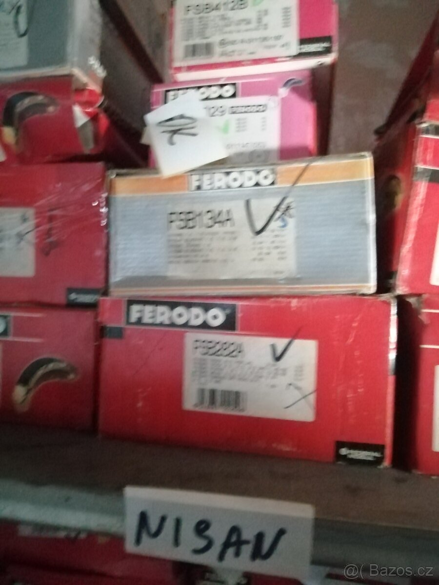 Brzdové obložení čelisti bubnování brda