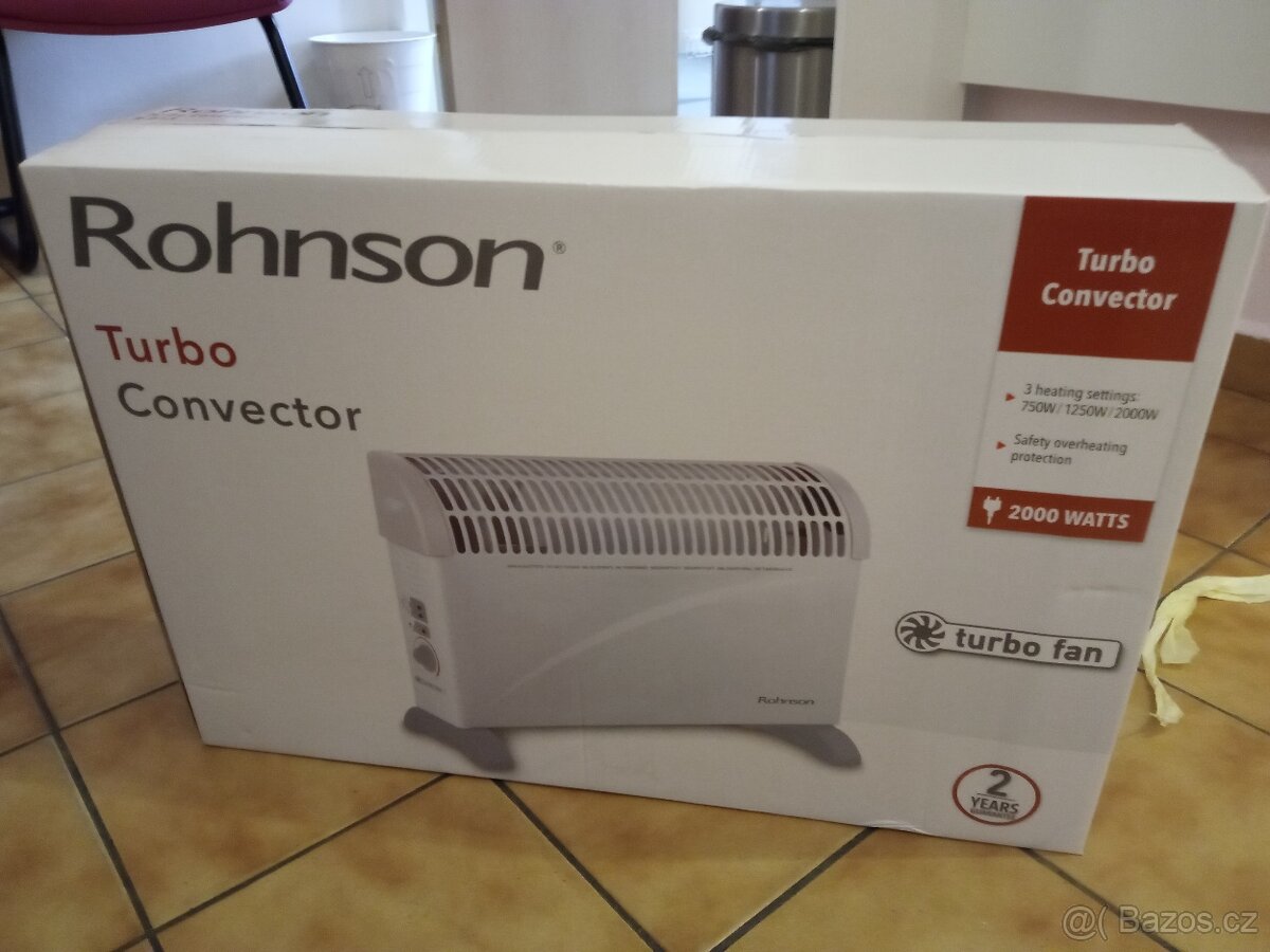 Přímotop Rohnson - nový, vybalený, 2 ks