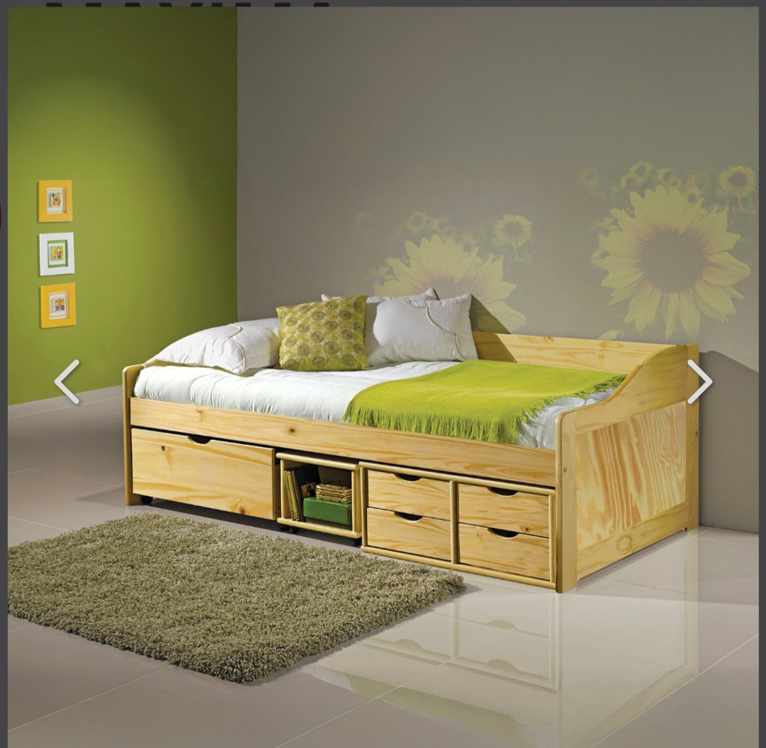 Jednolůžko se zásuvkami MAXIMA