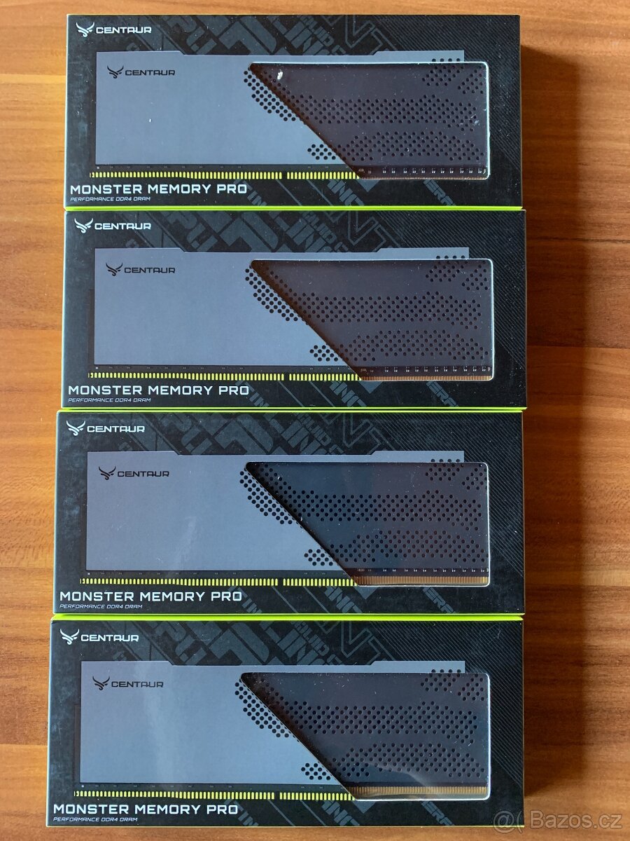 CENTAUR Black - 4x8GB, 2666MHz, DDR4, Nové