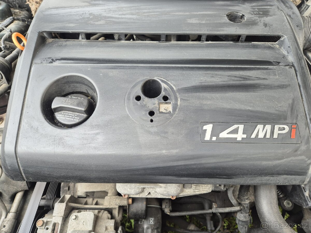 Škoda Fabia 1.4mpi motor 50kw