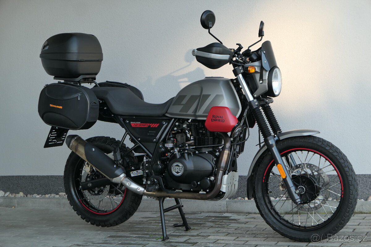 Royal Enfield Scram 411 Graphite Red