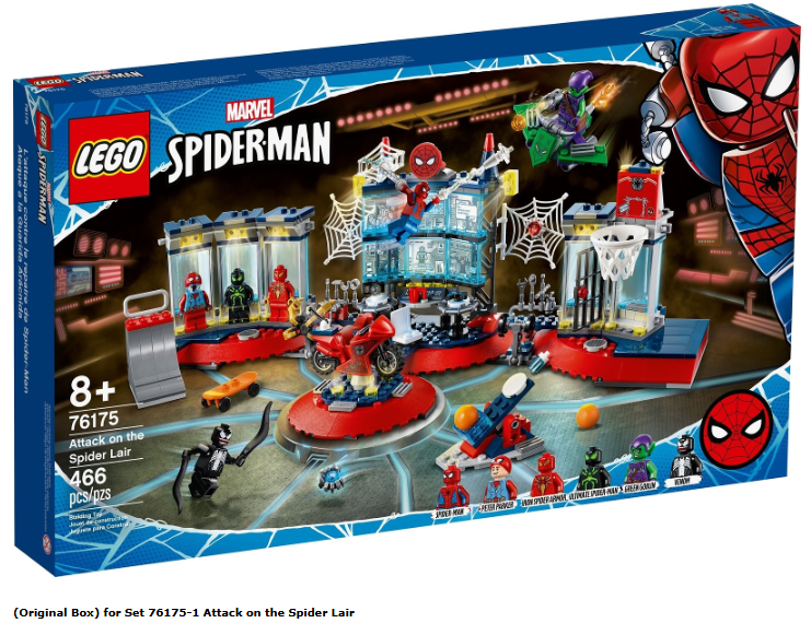 Lego 76175 - Spiderman - Útok na pavoučí doupě