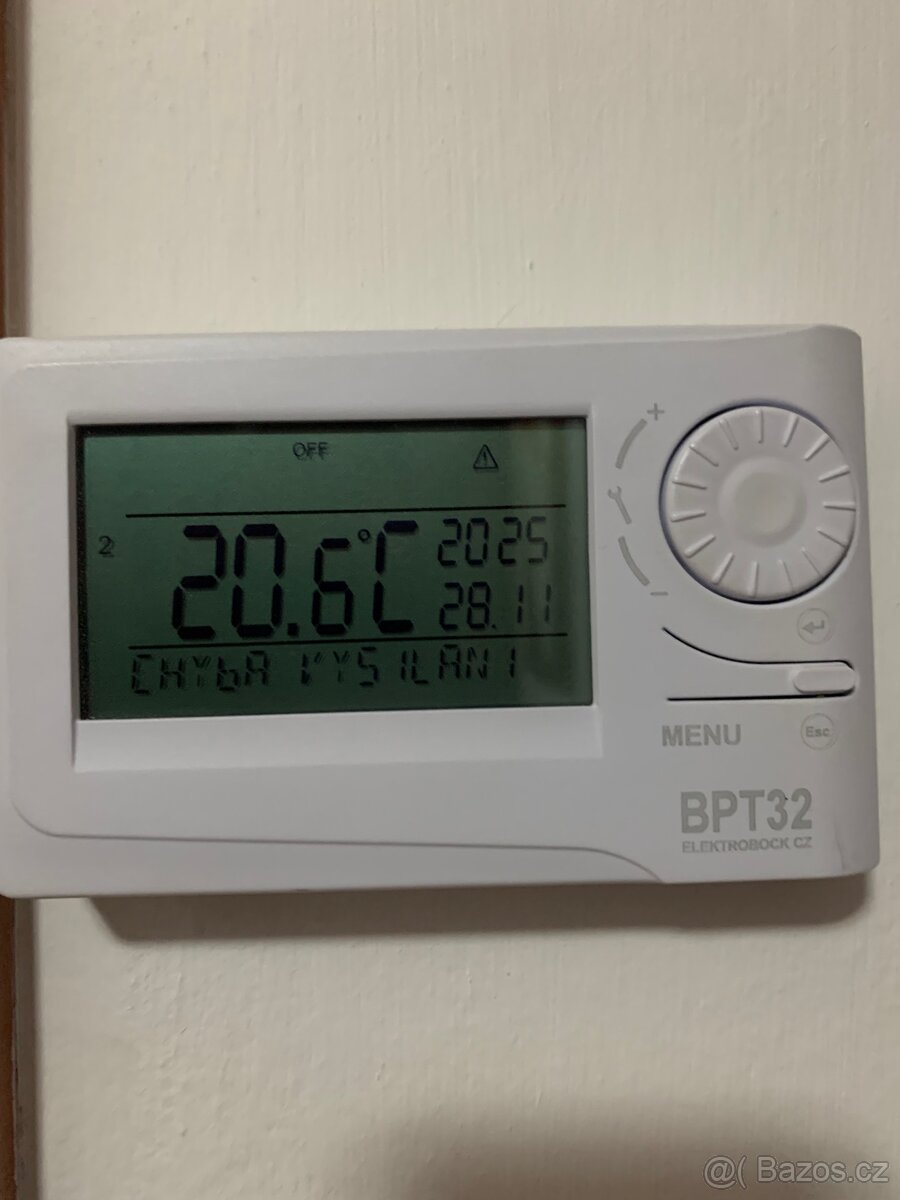 Bezdrátový termostat Elektrobock BPT32