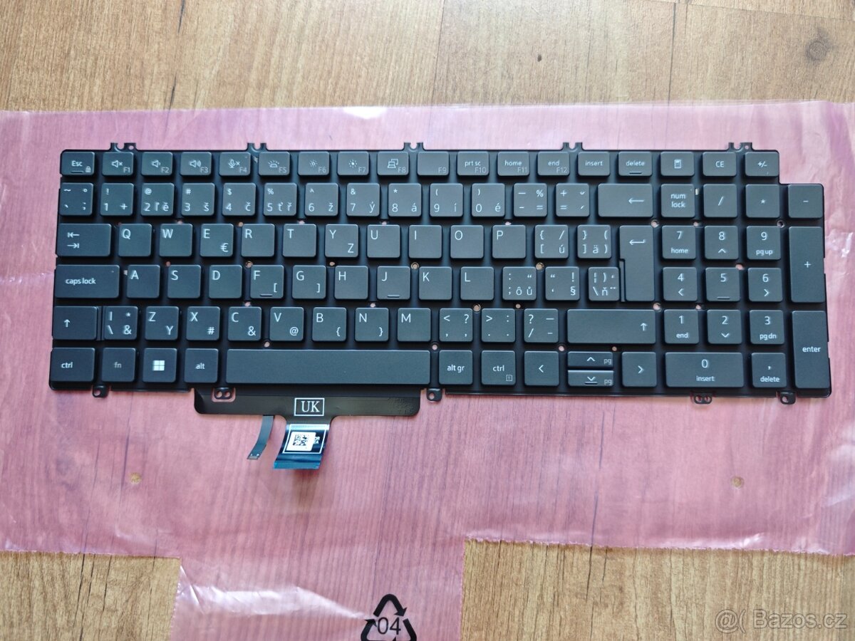 Cz klávesnice Dell Latitude 5520 5521 5530 5531 5540 5541