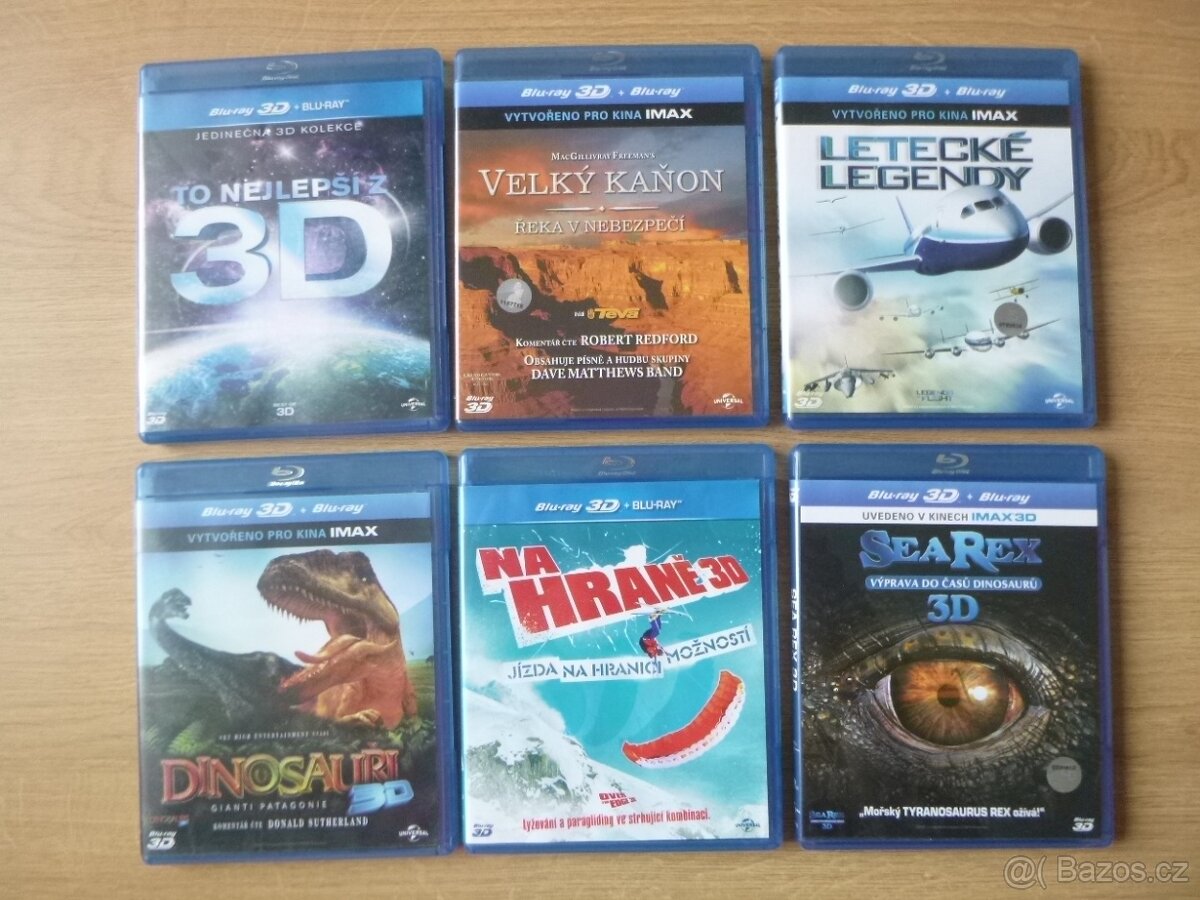 24x 3D+2D Dokument na blu-ray CZ DABING