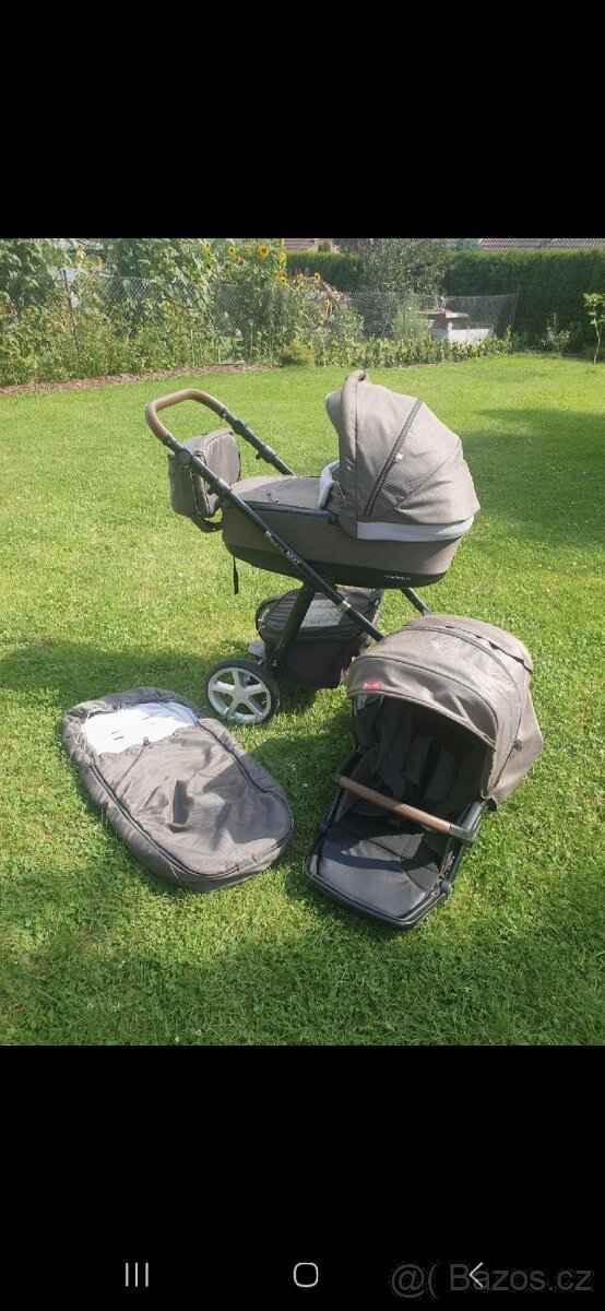 Dětský kočárek Espiro Next - hnědo-černý