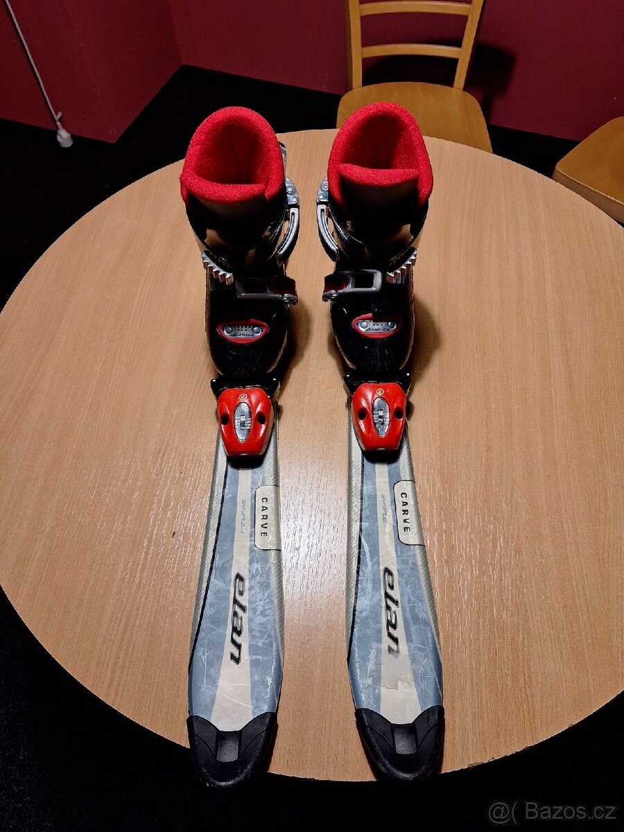 Lyže Elan, lyžáky Nordica