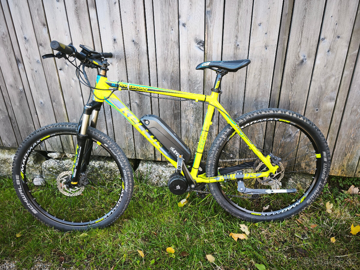 e-kolo Kellys MADMAN 10 – přestavba na elektrokolo (EVBike)