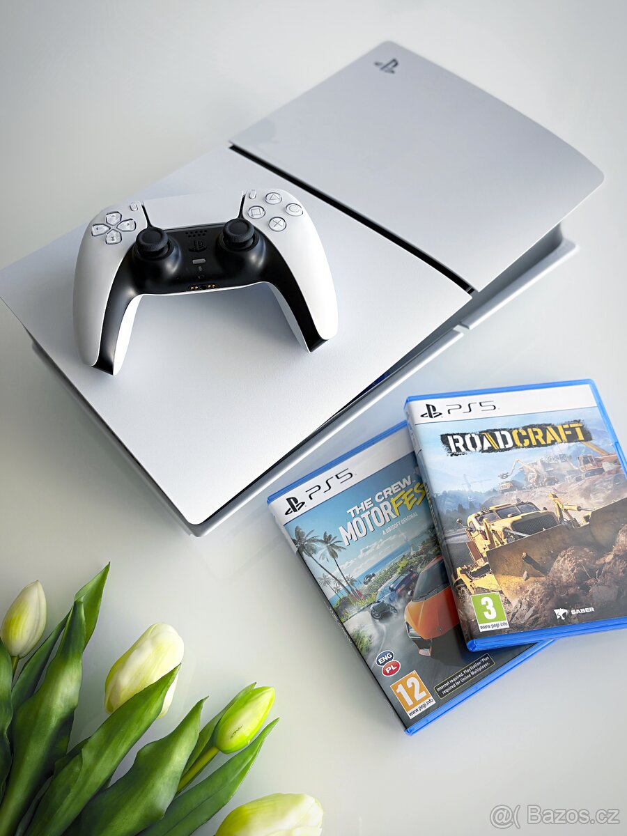 Sony Playstation 5 Slim Fortnite + ovladač + hry