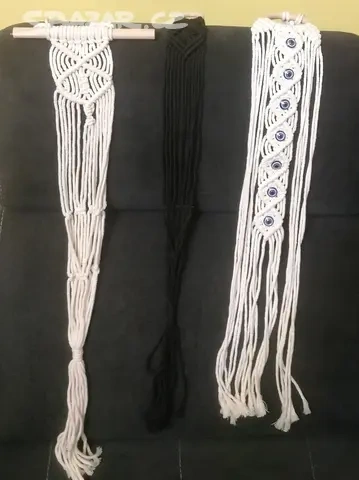 macrame závěs na květináč,macrame dekorace