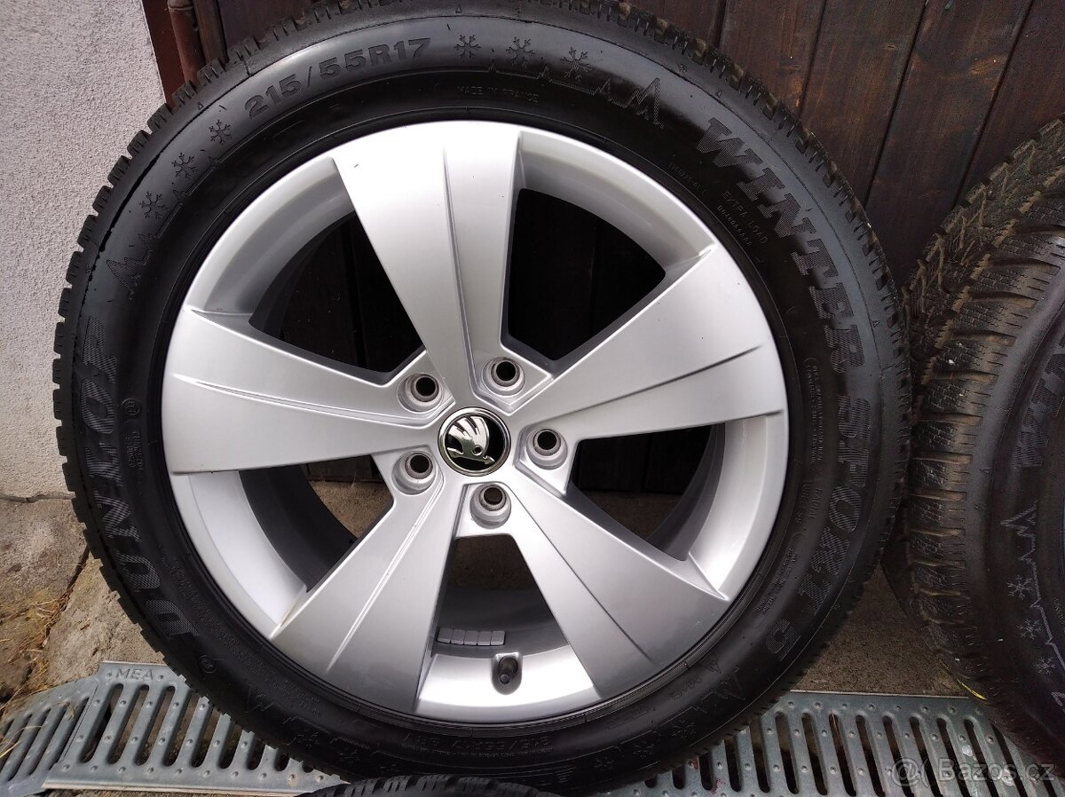 Originál alu sada Škoda Superb III 17" 5x112