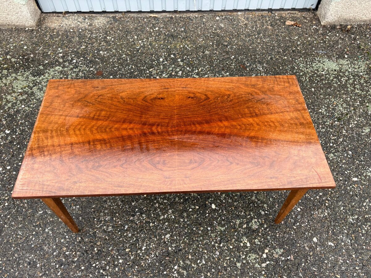 Retro dřevěný konferenční stůl