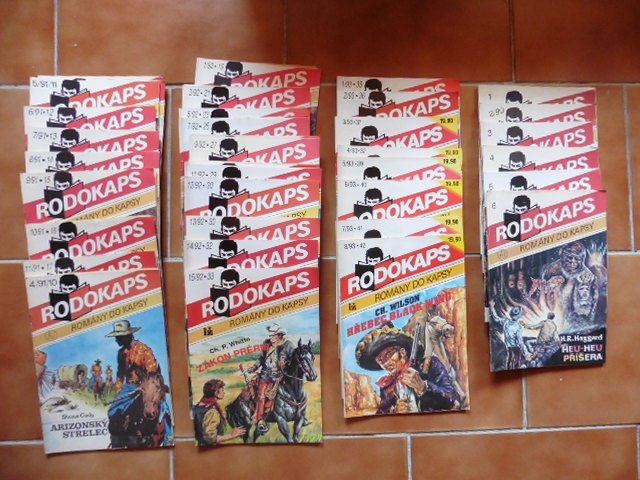 Dobrodružné časopisy Rodokaps a další