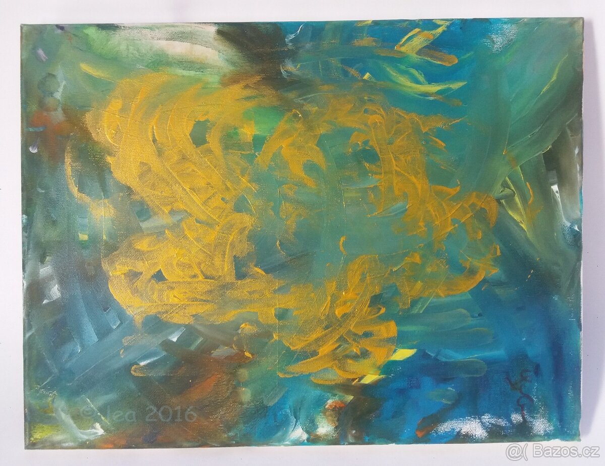 Nevidomá malířka Lea-obraz Pŕhľava 2016